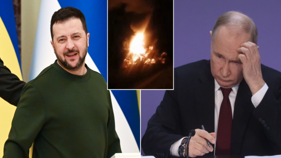 Putin’s oil depots hit by Ukraine kamikaze drones sparking huge explosions – MASHAHER