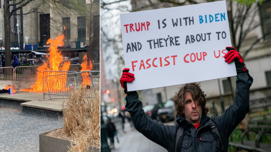 Man who set himself on fire outside Trump trial was ‘investigative researcher’ claiming we’re about to be hit with ‘apocalyptic fascist world coup’ – MASHAHER