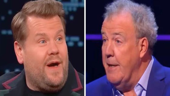 James Corden tipped to replace Jeremy Clarkson as Millionaire host amid speculation over ITV show future – MASHAHER