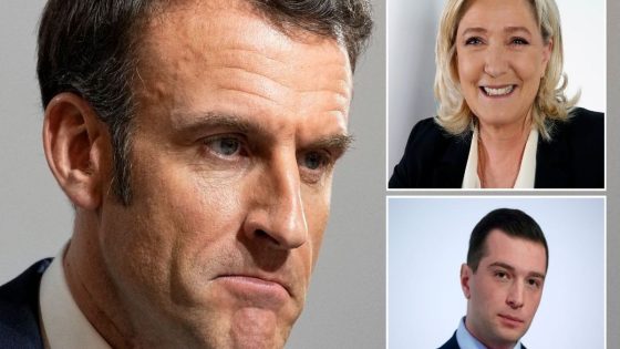 Emmanuel Macron in peril as Marine Le Pen’s party polls FAR AHEAD of French President’s in latest shock poll – MASHAHER