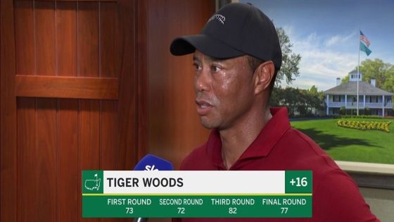 Tiger Woods reveals major update on golf future after struggling at the Masters – MASHAHER