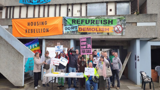 London pensioners hold sit-in protest against homes being knocked down – MASHAHER