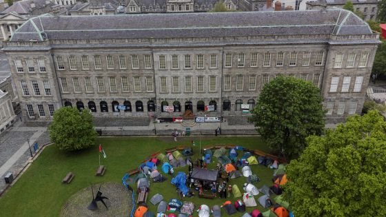 Students at Trinity College Dublin Dismantle Antiwar Protest Camp – MASHAHER