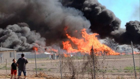 Black plume of smoke visible in Fresno as fire erupts near an elementary school – MASHAHER