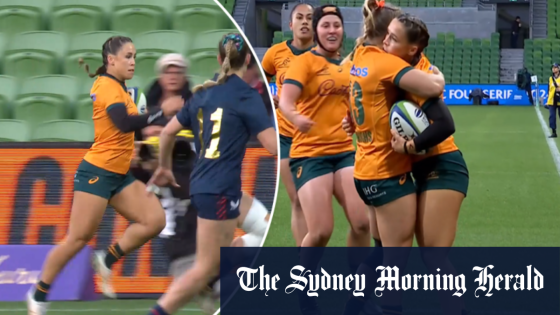 Wallaroos winger scores first Test try – MASHAHER