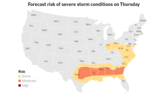 Southern States Brace for More Severe Storms and Possible Tornadoes – MASHAHER