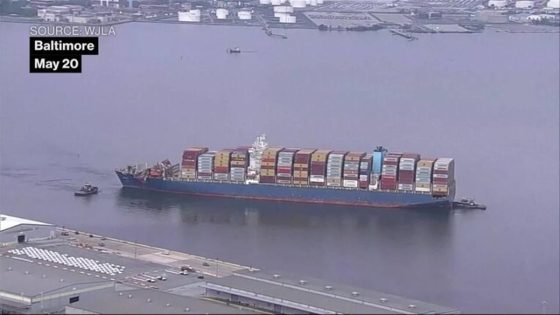 Ship That Hit Baltimore Bridge Towed Back to Port – MASHAHER