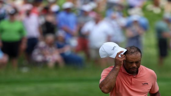 PGA Championship: Tiger Woods claws out a 1-over round on a scoring morning – MASHAHER