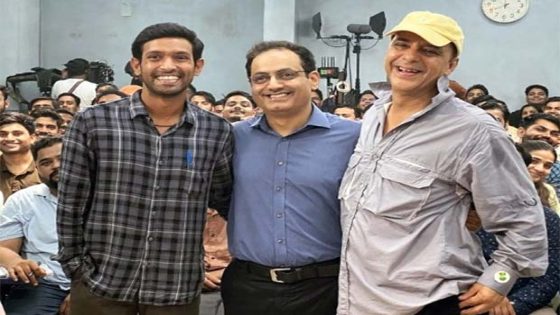 12th Fail director Vidhu Vinod Chopra to host a special event in Delhi to honor real UPSC students featured in Vikrant Massey-starrer: “They were thoroughly professional” 12 : Bollywood News – MASHAHER