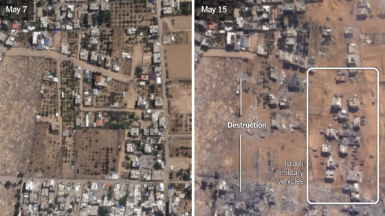 Satellite Images Show Widening Destruction in Rafah Amid Israeli Invasion – MASHAHER