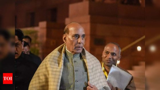 BJP wants to make India a world leader: Rajnath Singh | India News – MASHAHER