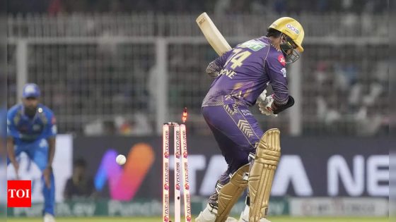 Brain fade moment! Jasprit Bumrah stuns KKR opener Sunil Narine with an inswinging yorker – WATCH | Cricket News – MASHAHER