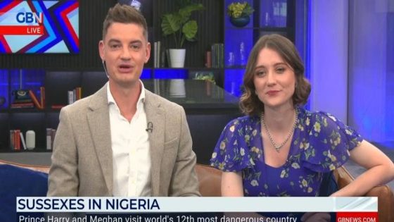 Harry and Meghan ‘attempting to rebrand’ with Nigeria trip, Robertson claims – MASHAHER