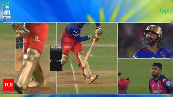 ‘Completely unfair to RR’: IPL umpiring under fire as Dinesh Karthik survives LBW call | Cricket News – MASHAHER