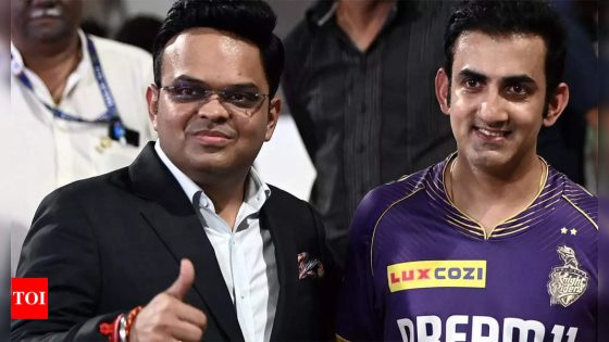 Gautam Gambhir meets Jay Shah after KKR’s third IPL title amid speculations of India head coach role | Cricket News – MASHAHER