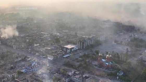 Rare drone footage shows the town of Vovchansk in Ukraine’s Kharkiv region in ruins – MASHAHER