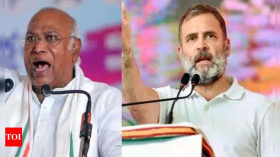 ‘Our great leader’ Rahul Gandhi is my PM choice: Kharge | India News – MASHAHER