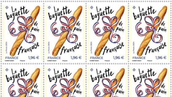 France Issues Scratch-and-Sniff Baguette Postage Stamps – MASHAHER