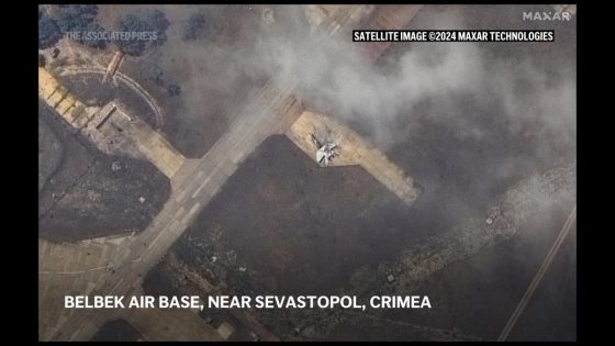 Satellite images show what appear to be damaged planes at air base in Crimea – MASHAHER