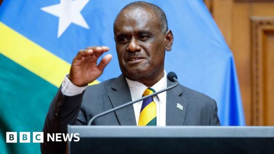 Pro-China candidate wins Solomon Islands PM vote – MASHAHER