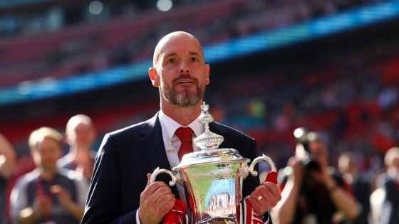 Ten Hag leaves it late with FA Cup triumph as Man United exit looms – MASHAHER