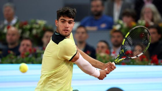 Madrid Open 2024: Two-time defending champion Alcaraz crashes out after losing to Rublev – MASHAHER