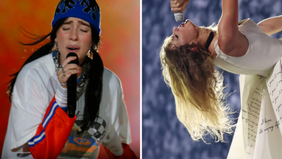 Billie Eilish and Taylor Swift Race for No. 1 – MASHAHER