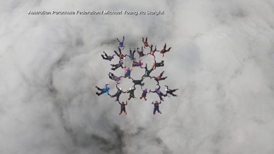 WATCH: Women attempt to break skydiving record – MASHAHER