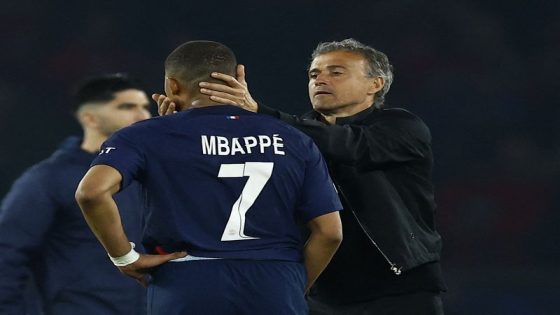 Football: Soccer-Enrique is proud of Mbappe, understands decision to leave PSG – MASHAHER