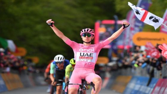 Cycling: Cycling-Pogacar reigns supreme on final climb to win stage eight – MASHAHER