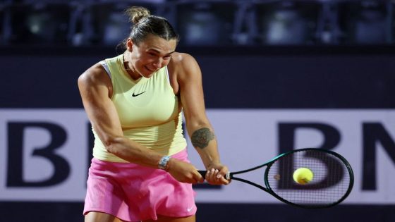 Tennis: Tennis-Pain-free Sabalenka keeps close eye on back injury before French Open – MASHAHER