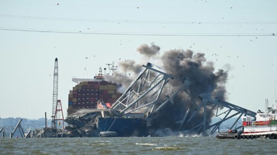 US authorities demolish part of collapsed Baltimore bridge – MASHAHER