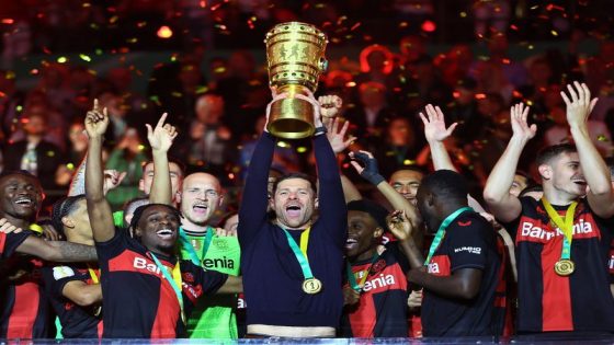 Football: Soccer-Ten-man Leverkusen clinch German Cup for first ever domestic double – MASHAHER