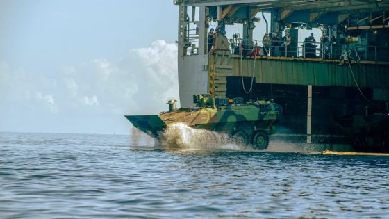 The Marine Corps debuted its new Amphibious Combat Vehicle – MASHAHER