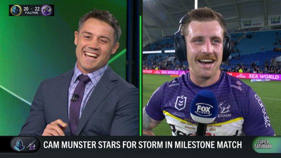 Melbourne Storm vs Gold Coast Titans score, Cooper Cronk cheeky swipe at Cameron Munster, 200th game, video, highlights – MASHAHER