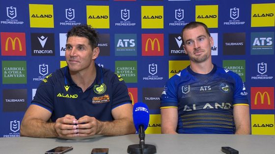 Eels press conference, Trent Barrett, Mitch Moses, Eels defeat Sharks, rugby league news – MASHAHER