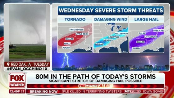 Millions under Severe Thunderstorm Watches from Texas to Kentucky as powerful storms begin to fire up – MASHAHER