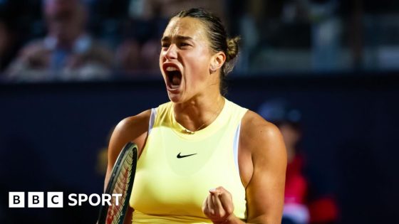 Aryna Sabalenka cruises through to Italian Open semi-finals – MASHAHER