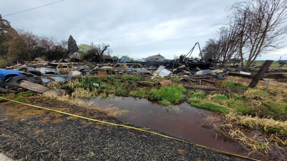 Red substance in Perrydale area ditches after barn fire can’t be identified – MASHAHER