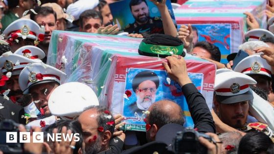 Iran burying late president at shrine in Mashhad – MASHAHER