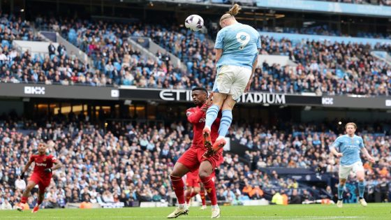 Erling Haaland’s freakish scoring spree summed up by otherworldly leap for second of four goals – MASHAHER