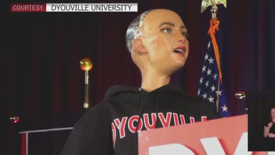 AI robot speaks at D’Youville University commencement ceremony – MASHAHER