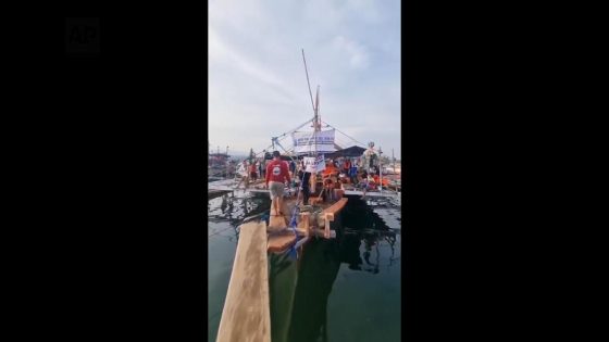 100-boat flotilla crewed by Filipino activists sets sail for disputed shoal guarded by China – MASHAHER