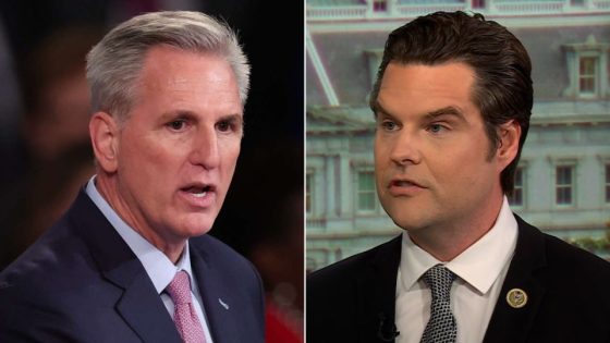 Gaetz responds to McCarthy’s claim he ousted him to stop ethics complaint against him – MASHAHER