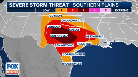 Texas in bullseye for severe weather threat on Tuesday – MASHAHER