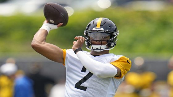 Justin Fields laughs off idea that he’ll run kicks back for the Steelers: ‘I’m not here to do that’ – MASHAHER