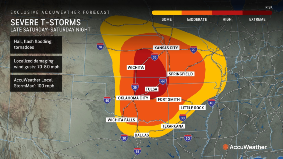 Severe thunderstorms with tornado potential forecasted during Memorial Day weekend – MASHAHER