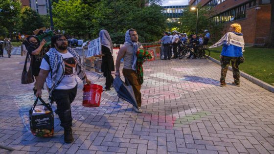 Pro-Palestinian protesters leave after Drexel University decides to have police clear encampment – MASHAHER