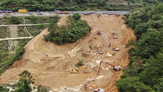 Death toll jumps to at least 48 as a search continues in southern China highway collapse – MASHAHER