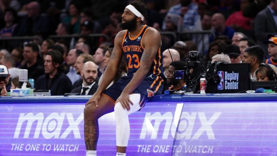 Knicks’ center Mitchell Robinson out for remainder of playoffs due to ankle injury – MASHAHER